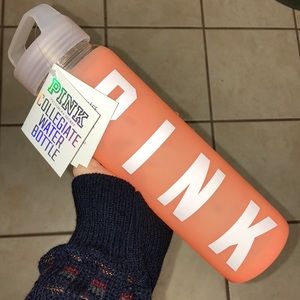 PINK Orange Collegiate Water Bottle
